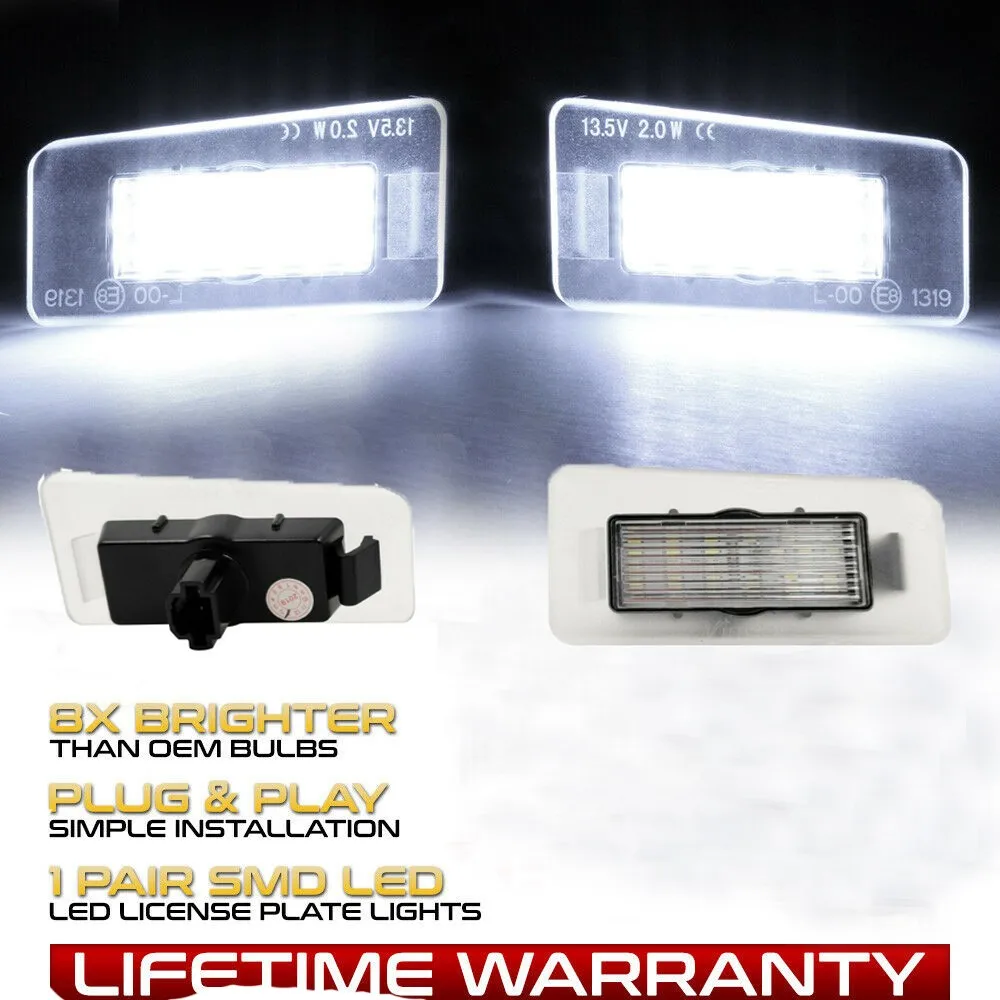 2x 18-SMD Led Number License Plate Light For Hyundai Elantra KIA Forte 2011-2018 For Coupe 2011-2018,Accent Sedan 2018-2019
2x 18-SMD Led Number License Plate Light For Hyundai Elantra KIA Forte 2011-2018 For Coupe 2011-2018,Accent Sedan 2018-2019
