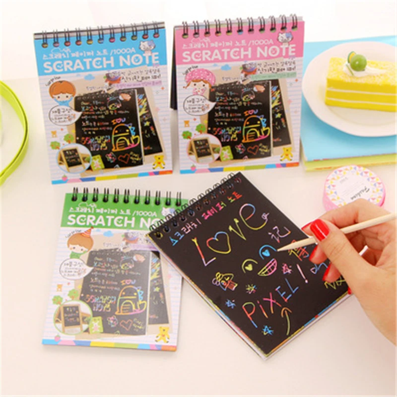 JB28 creative Mini boy girl DIY coil scratch color graffiti book with the pen sketch blank A Exquisite Magic Drawing Book
JB28 creative Mini boy girl DIY coil scratch color graffiti book with the pen sketch blank A Exquisite Magic Drawing Book