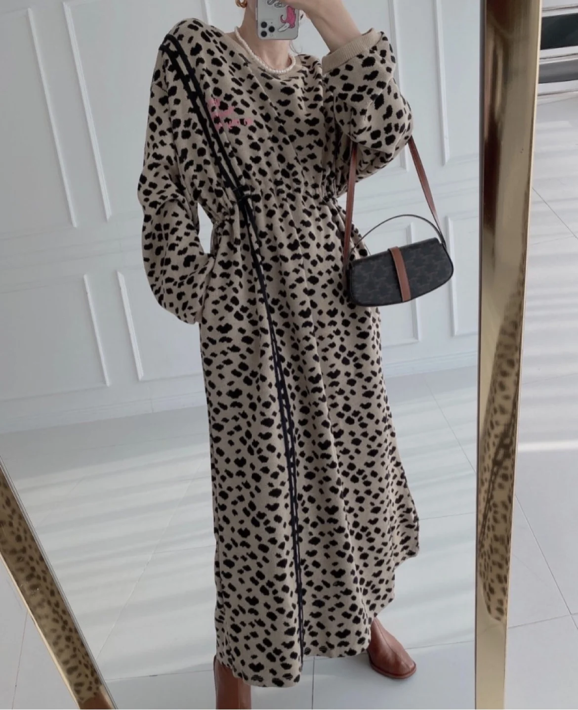 SuperAen 2022 Spring Retro O Neck Print A-LINE Casual Office Lady Ankle-Length Woman Dress
SuperAen 2022 Spring Retro O Neck Print A-LINE Casual Office Lady Ankle-Length Woman Dress