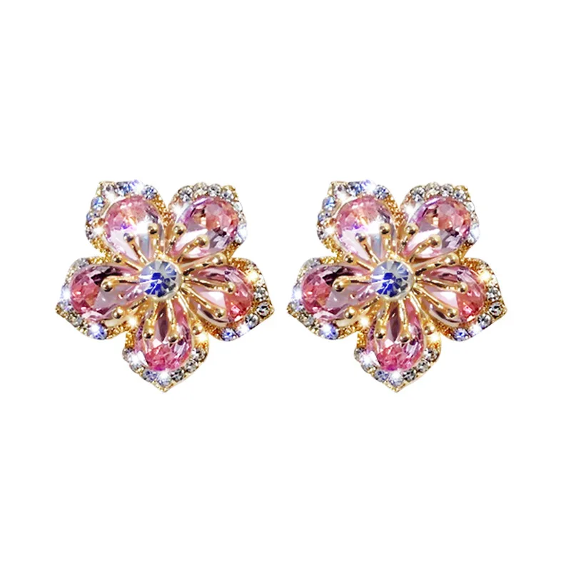 Korean Classic Flower Stud Earrings For Women Zircon Sweet Cute Lovely Fashion Boucle D'oreille Girls Jewelry Bijoux Party Gifts
Korean Classic Flower Stud Earrings For Women Zircon Sweet Cute Lovely Fashion Boucle D'oreille Girls Jewelry Bijoux Party Gifts