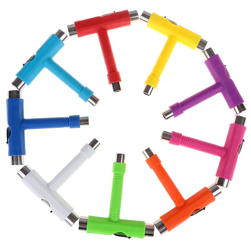 Professional All-in-one T-type Skate Tool Screwdriver Socket Multi-functional Skateboard Adjusting T-tool Free Shipping
Professional All-in-one T-type Skate Tool Screwdriver Socket Multi-functional Skateboard Adjusting T-tool Free Shipping