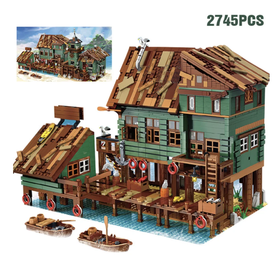 Creator 30106 Street View Architecture Series Building Blocks Wharf Shipyard Bricks AssemblingToys Birthday Gift For Children
Creator 30106 Street View Architecture Series Building Blocks Wharf Shipyard Bricks AssemblingToys Birthday Gift For Children