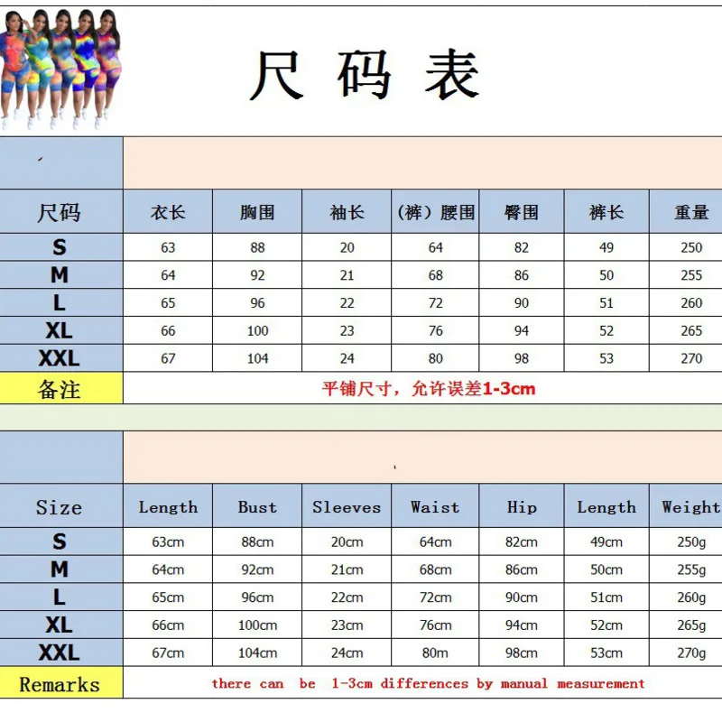 2021 Fashion Women's Tops Women's Summer Tie-Dye Top Ladies Street T-shirt Five-point Pants Casual Color Pants Set
2021 Fashion Women's Tops Women's Summer Tie-Dye Top Ladies Street T-shirt Five-point Pants Casual Color Pants Set