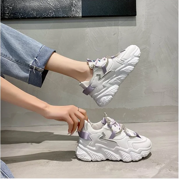 2021 Sneakers Woman Platform Shoes Fashion Brand Mesh Sport Ladies Trainers Vulcanized Shoes Women Chunky Sneakers
2021 Sneakers Woman Platform Shoes Fashion Brand Mesh Sport Ladies Trainers Vulcanized Shoes Women Chunky Sneakers