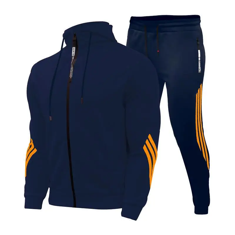 2021 Spring Autumn Logo Custom Hooded Sports Suit Men's Brand Design High End Baseball Uniform Zipper Male Two Piece Suit 3XL
2021 Spring Autumn Logo Custom Hooded Sports Suit Men's Brand Design High End Baseball Uniform Zipper Male Two Piece Suit 3XL