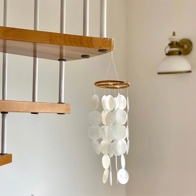 2021 New Shell Wind Chime Room Decoration Nordic Home Office Kids Room Nursery Decor Gift
