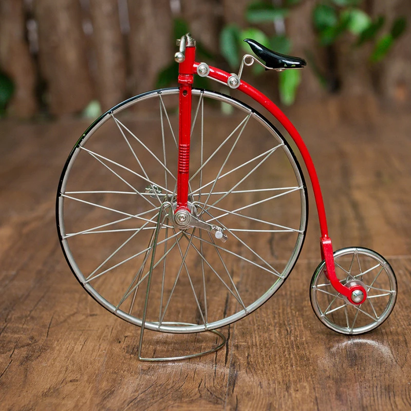 Retro High-wheeled Bicycle Model Toy Ornaments Metal Simulation Bicycle Vintage Car Gift
Retro High-wheeled Bicycle Model Toy Ornaments Metal Simulation Bicycle Vintage Car Gift
