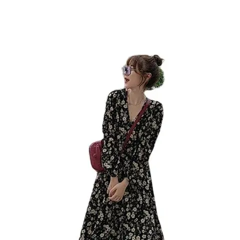 Dress Early spring 2021 new women's senior feeling chiffon French wind small broken flower sub
Dress Early spring 2021 new women's senior feeling chiffon French wind small broken flower sub