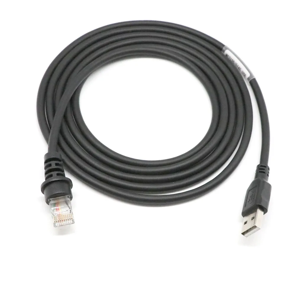 Фото USB кабель 2 м к RJ45 для сканера данных Metrologic MS9520 MS9540 MS3580 MS7120 MS1690 54235B-N-3 в наличии |