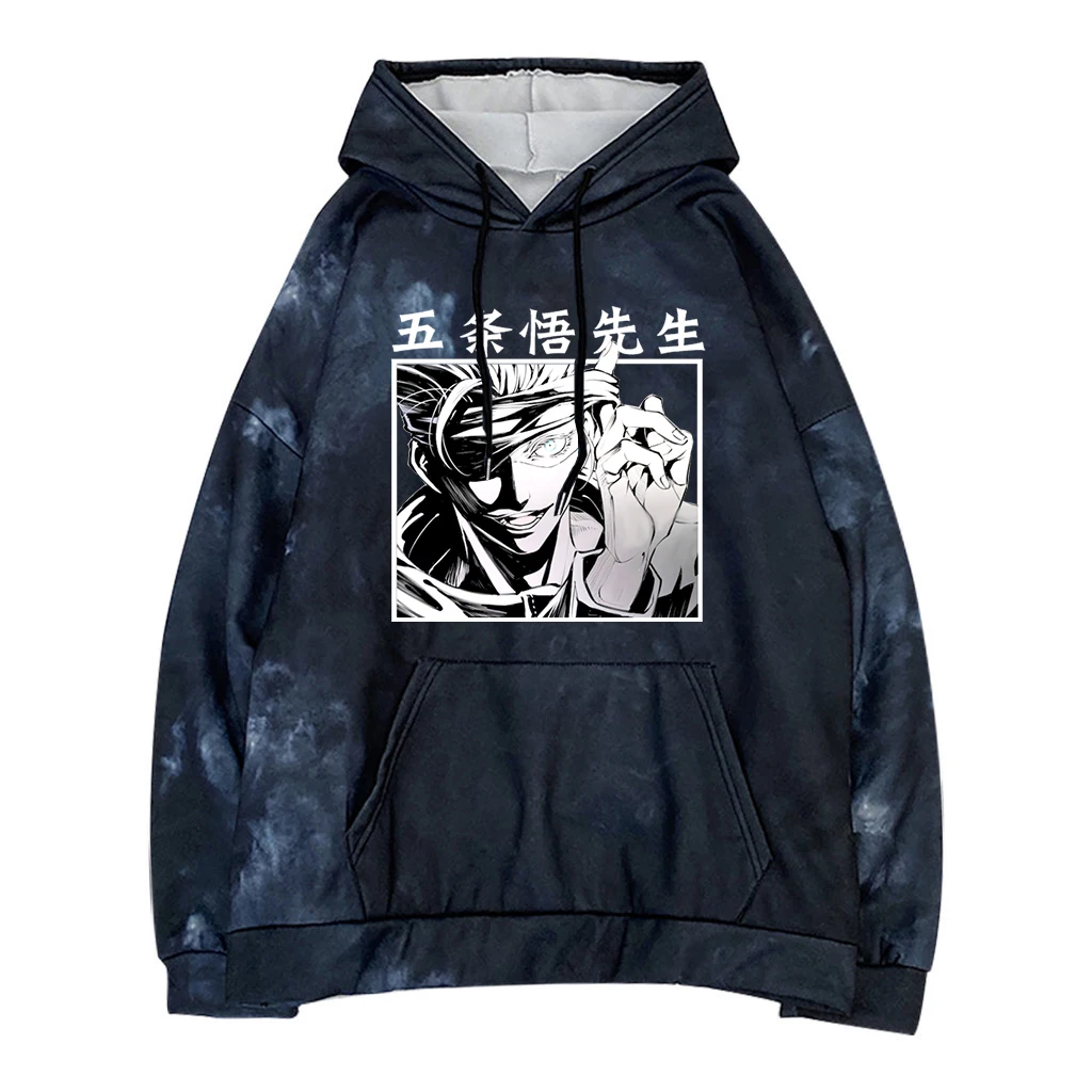 Новинка 2021, толстовка с капюшоном в стиле аниме juютсу Kaisen Gojo Satoru, осень-весна-зима 
Новинка 2021, толстовка с капюшоном в стиле аниме juютсу Kaisen Gojo Satoru, осень-весна-зима