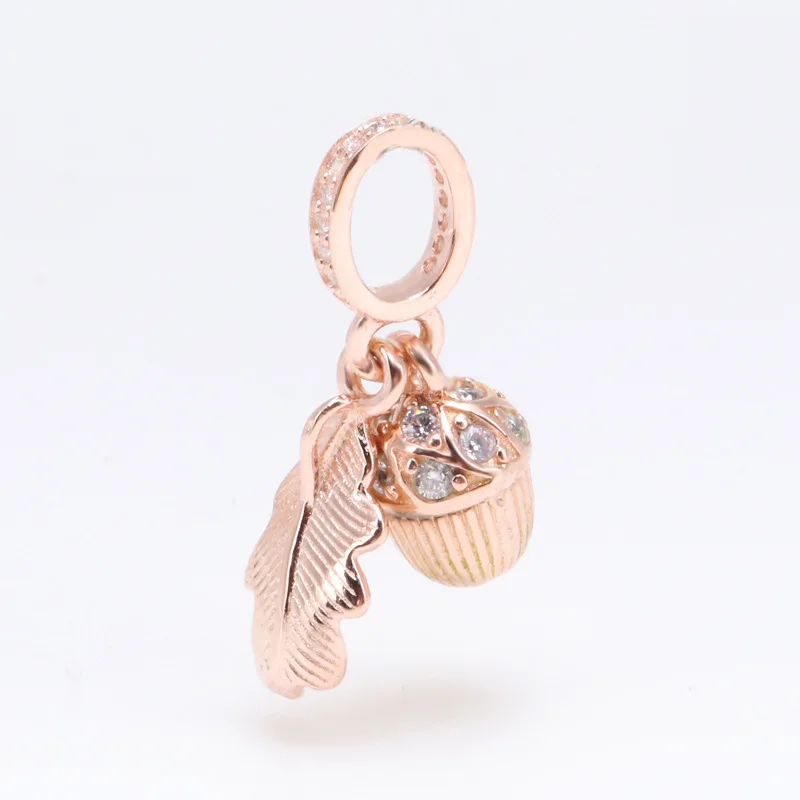 Claudia S925 Sterling Silver Gold Acorn And Fallen Leaves Charm Fit Original Bracelet Necklace
Claudia S925 Sterling Silver Gold Acorn And Fallen Leaves Charm Fit Original Bracelet Necklace