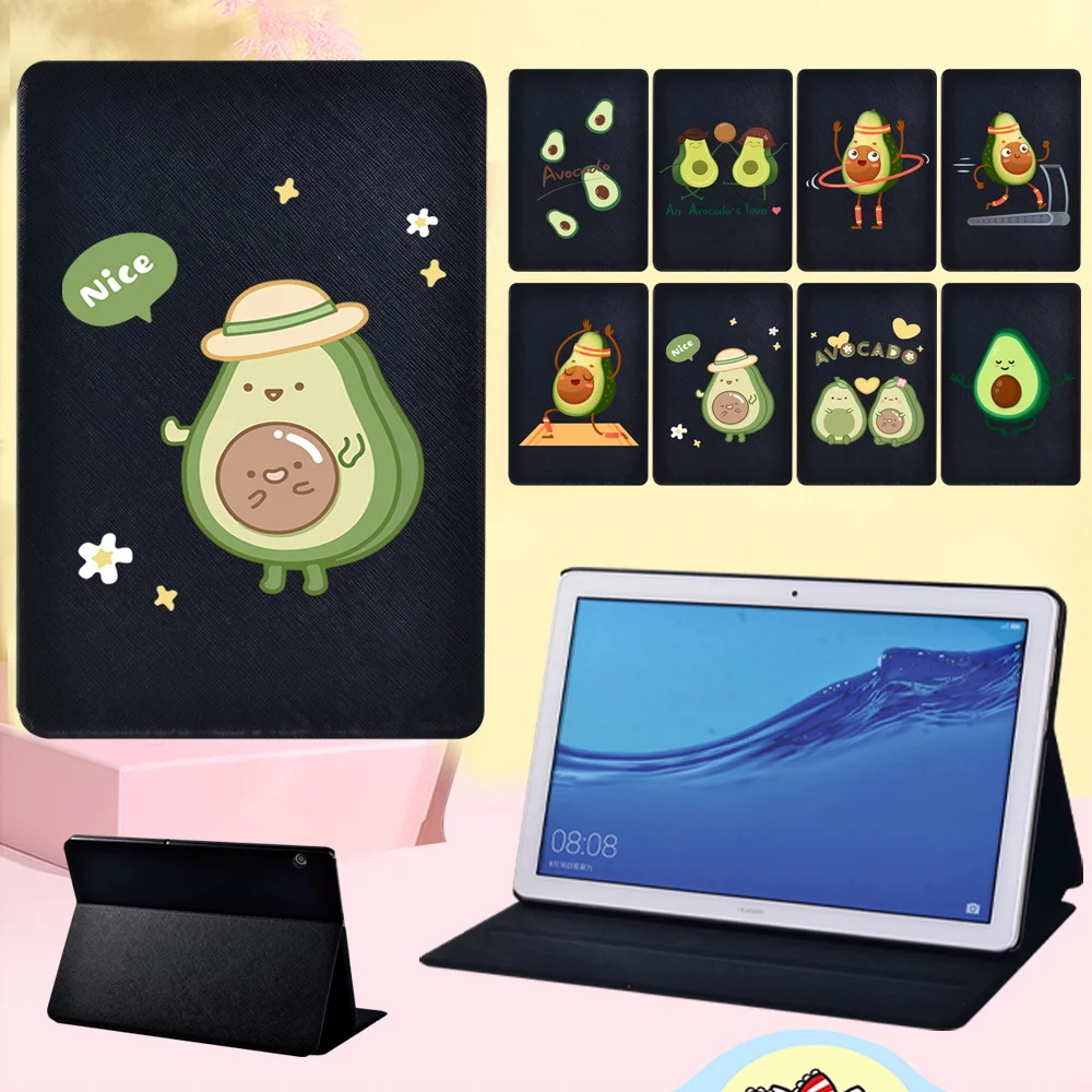 Flip Tablet Case for Huawei MediaPad T5 10 10.1/T3 10 9.6/T3 8.0 -new Foldable Leather Cover Case with Avocado Pattern + Stylus
Flip Tablet Case for Huawei MediaPad T5 10 10.1/T3 10 9.6/T3 8.0 -new Foldable Leather Cover Case with Avocado Pattern + Stylus