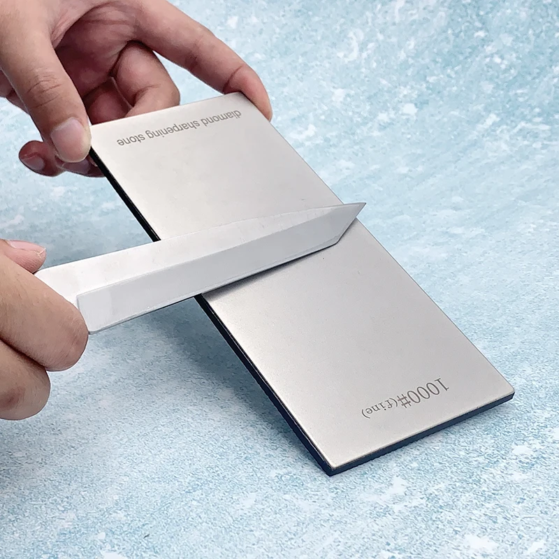 170*75MM Diamond Knife Sharpener Sharpening Stone Grit 80-3000# Grindstone Diamond Tools Fine Grinding Whetstone Kitchen Knives
170*75MM Diamond Knife Sharpener Sharpening Stone Grit 80-3000# Grindstone Diamond Tools Fine Grinding Whetstone Kitchen Knives