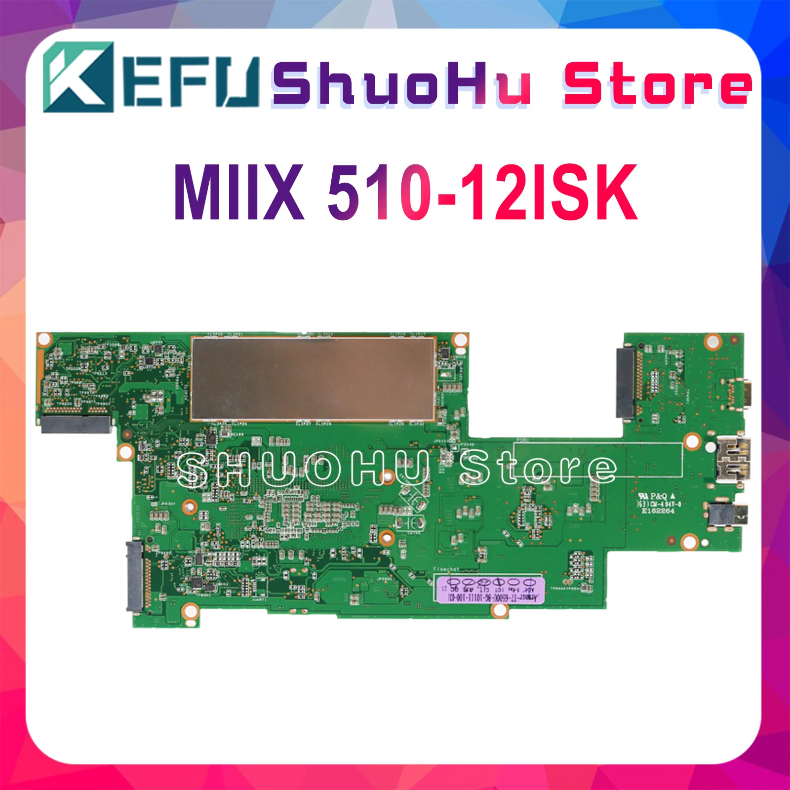 KEFU MIIX510 Motherboard For Lenovo MIIX510-12ISK MIIX 510-12ISK notebook Motherboard CPU i5 6200U 8G RAM Test original work
KEFU MIIX510 Motherboard For Lenovo MIIX510-12ISK MIIX 510-12ISK notebook Motherboard CPU i5 6200U 8G RAM Test original work