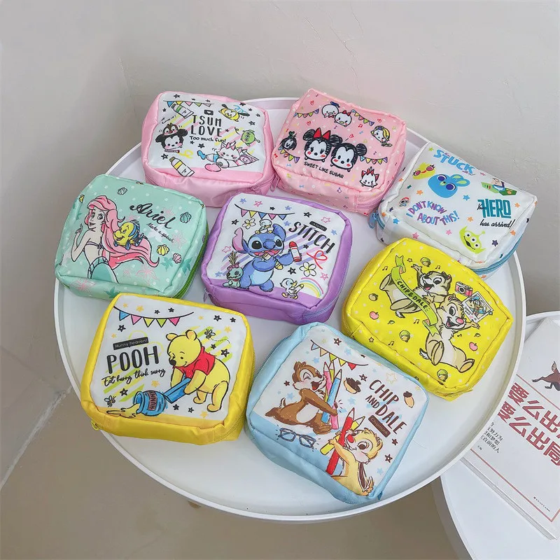 New Disney Cartoon Girl's Sanitary Pad Pouch Mickey Mermaid Print Portable Napkin Towel Storage Bag Women Mini Wallet Coin Purse
New Disney Cartoon Girl's Sanitary Pad Pouch Mickey Mermaid Print Portable Napkin Towel Storage Bag Women Mini Wallet Coin Purse