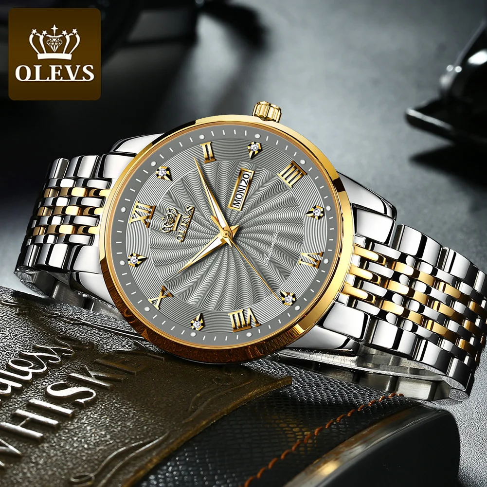 OLEVS mens watch waterproof automatic mechanical luxury watch superior brand Sport watch stainless steel vintage watch
OLEVS mens watch waterproof automatic mechanical luxury watch superior brand Sport watch stainless steel vintage watch