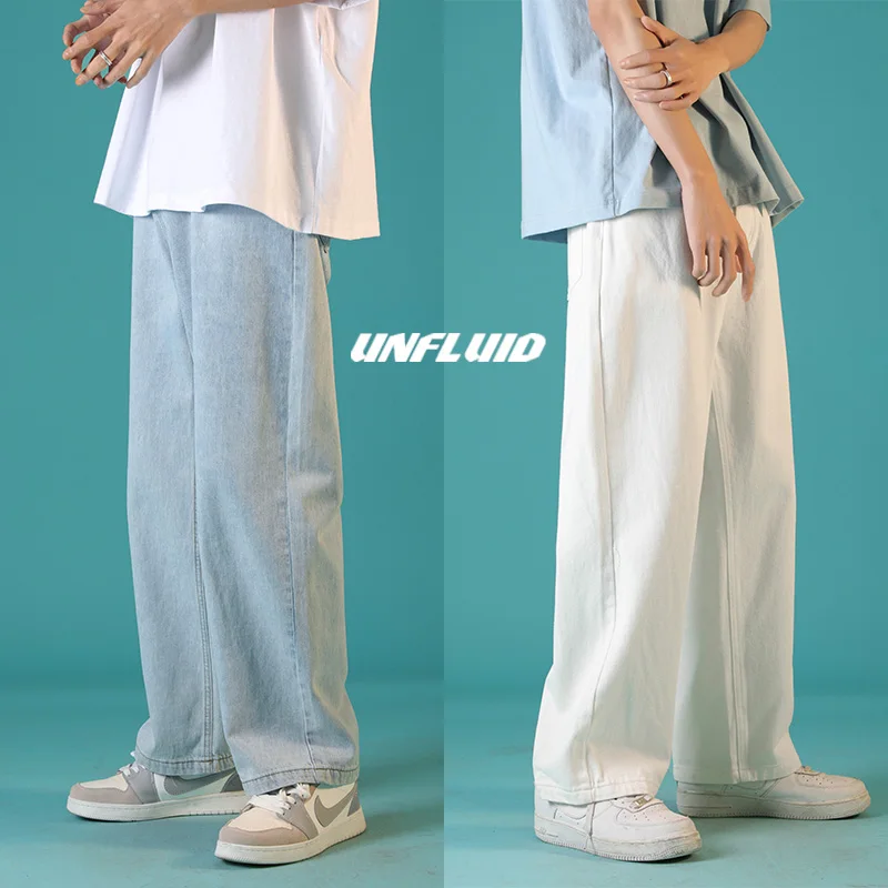 Summer Wide-leg Jeans Men's Fashion Retro Baggy Harajuku Jeans Men Streetwear Loose Hip-hop Straight Denim Trousers Mens M-2XL 
Summer Wide-leg Jeans Men's Fashion Retro Baggy Harajuku Jeans Men Streetwear Loose Hip-hop Straight Denim Trousers Mens M-2XL
