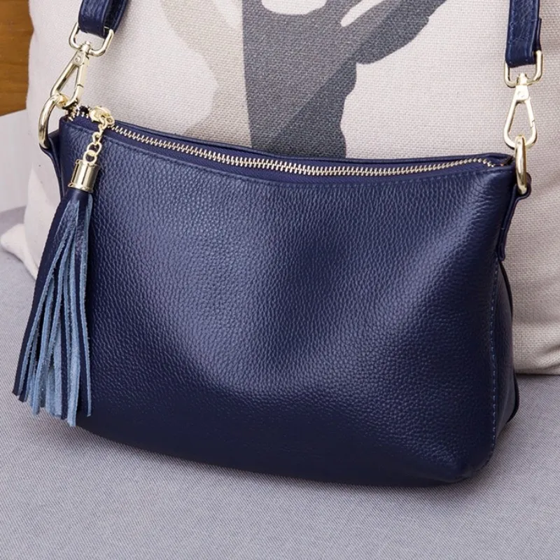 Genuine Leather Tote Women Small Shoulder Handbags Ladies Vintage Messenger Bag New Fashion Zipper Tassel Envelope Crossbody Bag
Genuine Leather Tote Women Small Shoulder Handbags Ladies Vintage Messenger Bag New Fashion Zipper Tassel Envelope Crossbody Bag