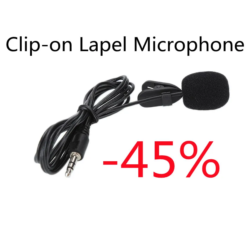 3.5mm Microphone Clip-on Lapel Cord Is 1.5 Meters Long Suitable For Recording Conference Voices Loudspeaker Microphones 2021
3.5mm Microphone Clip-on Lapel Cord Is 1.5 Meters Long Suitable For Recording Conference Voices Loudspeaker Microphones 2021