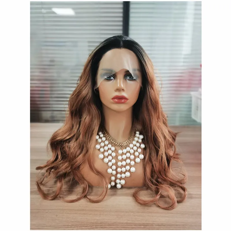 26Inch 180%Density Ombre Brown Long Water Wave Synthetic Lace Front Wig For Women With Baby Hair Heat Resistant Fiber Daily Wigs
26Inch 180%Density Ombre Brown Long Water Wave Synthetic Lace Front Wig For Women With Baby Hair Heat Resistant Fiber Daily Wigs