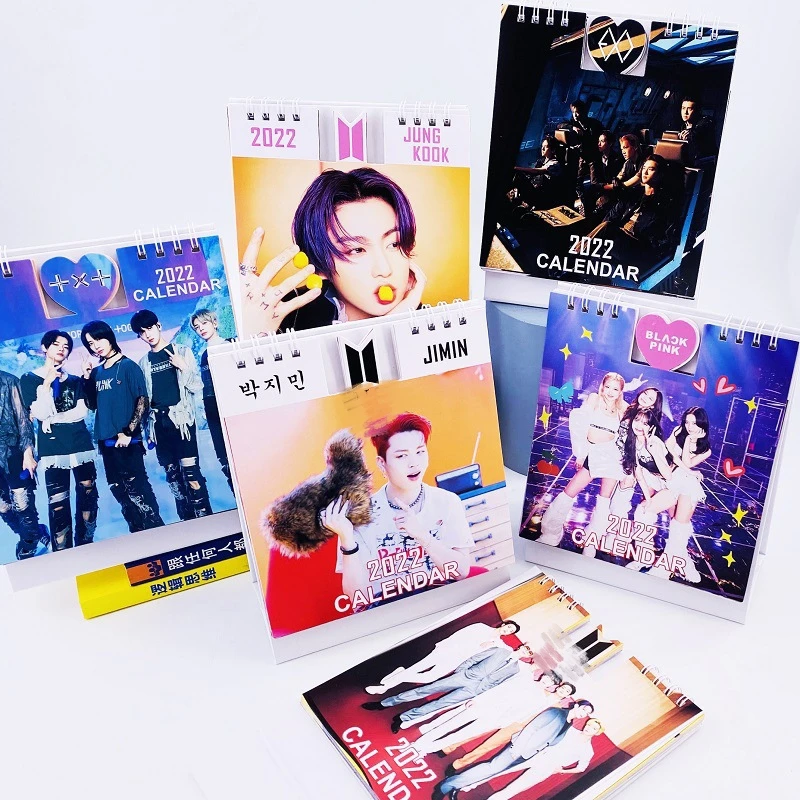 Kpop Bangtan Boys Butter Album 2022 Desk Calendar Stray Kids TNT IU TXT Twice Cosplay Fans Collection
Kpop Bangtan Boys Butter Album 2022 Desk Calendar Stray Kids TNT IU TXT Twice Cosplay Fans Collection