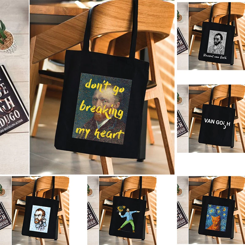 Van Gogh Shopping Bag Graphic Tote Harajuku Shopper Bag Women Capacity Eco Canvas Shoulder Bag Reusable Shopping Bags Classic
Van Gogh Shopping Bag Graphic Tote Harajuku Shopper Bag Women Capacity Eco Canvas Shoulder Bag Reusable Shopping Bags Classic