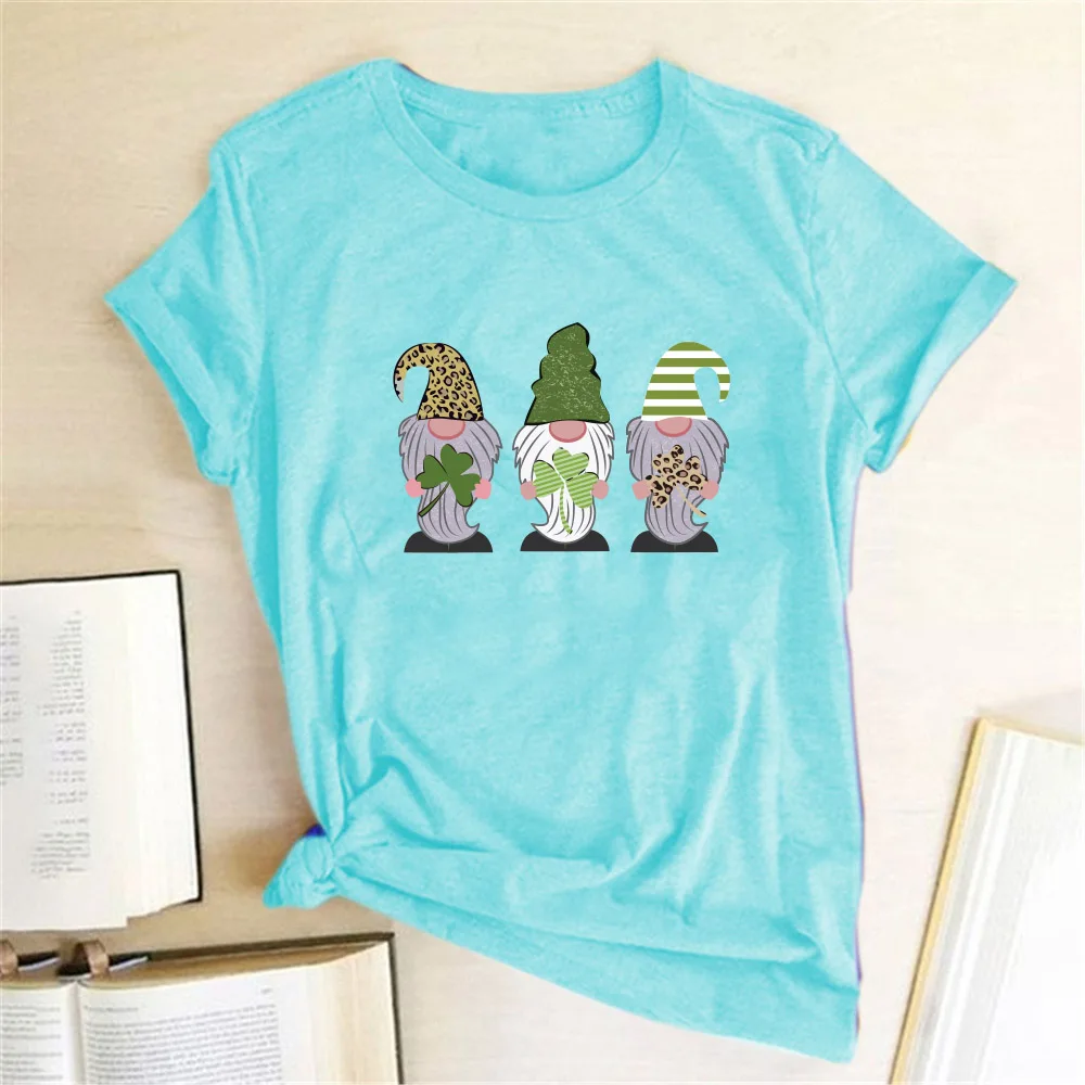 St. Patrick's Day Three Dwarfs T-shirts Women Funny T Shirt Short Sleeve Halloween Tops Tees Femme Camisetas Verano Mujer 2019
St. Patrick's Day Three Dwarfs T-shirts Women Funny T Shirt Short Sleeve Halloween Tops Tees Femme Camisetas Verano Mujer 2019