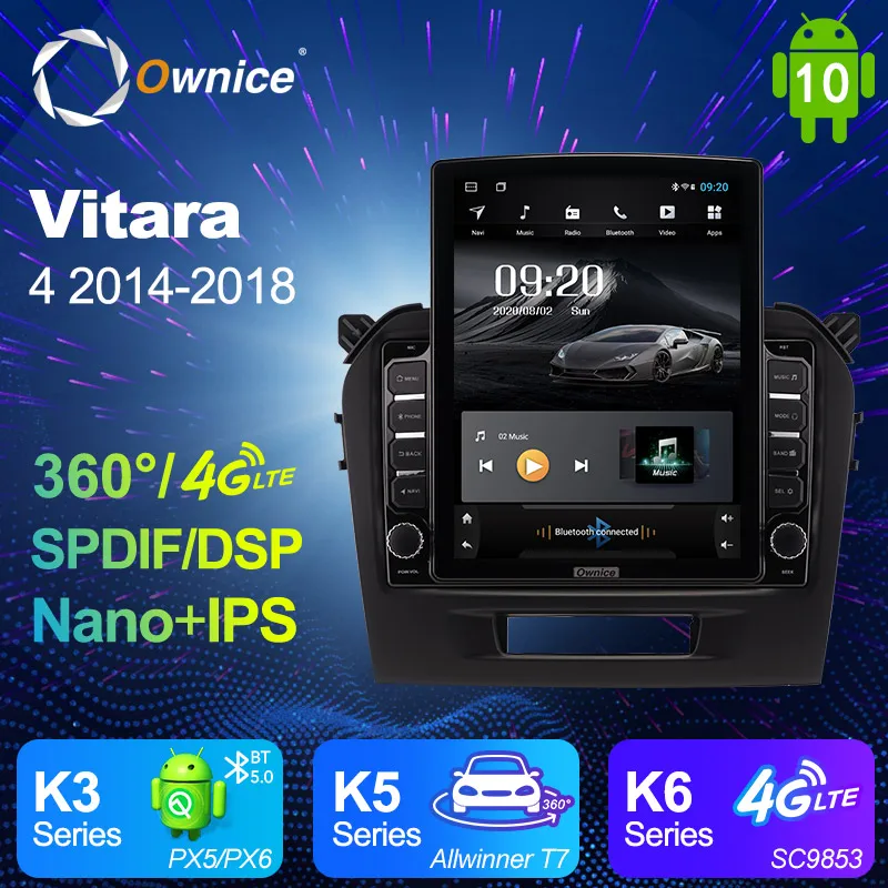 Автомагнитола Ownice 2 Din на Android 10 0 для Suzuki Vitara 4 2014 2018 автомагнитола с GPS навигацией