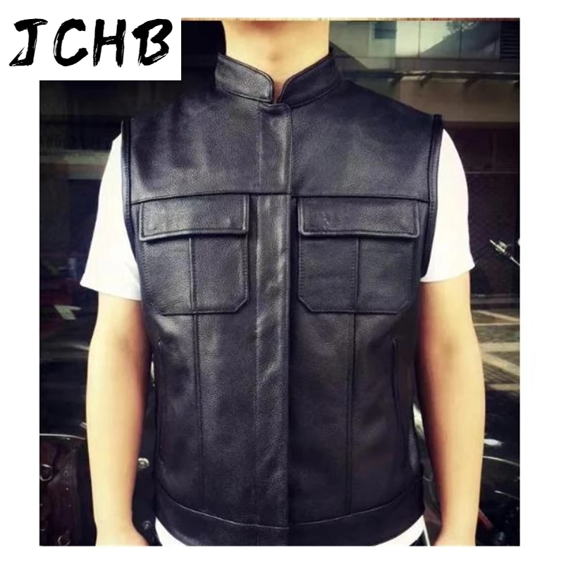 Free new shipping,Brand style cowhide vest.100% Genuine leather men slim vest.motorbiker mens vests,quality sales,
Free new shipping,Brand style cowhide vest.100% Genuine leather men slim vest.motorbiker mens vests,quality sales,