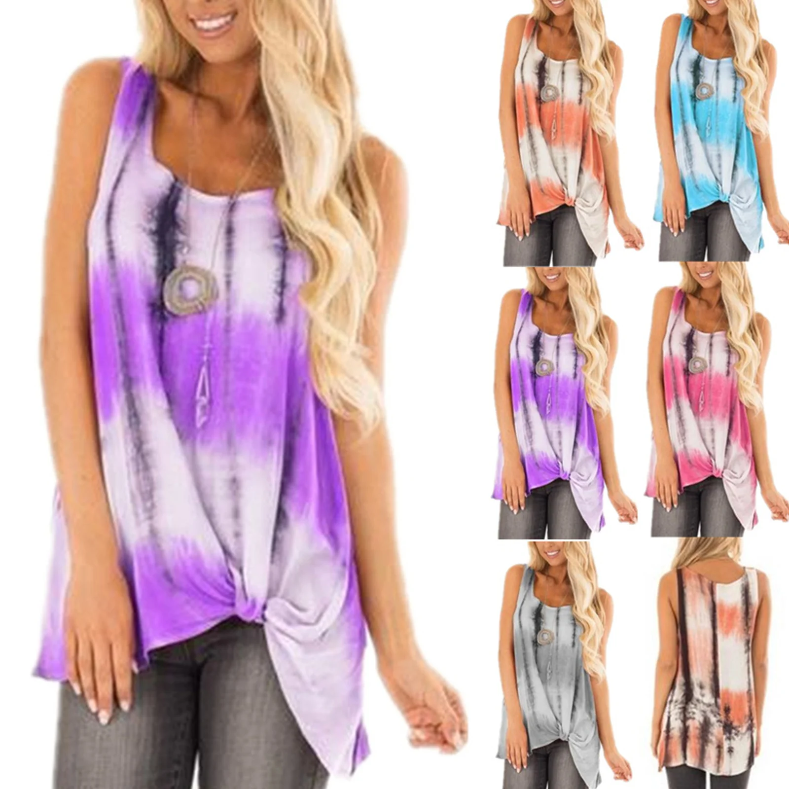 Womens Loose Tie Dye Tank Vest Sleeveless T-Shirt Holiday Casual Blouse Tee Tops
Womens Loose Tie Dye Tank Vest Sleeveless T-Shirt Holiday Casual Blouse Tee Tops