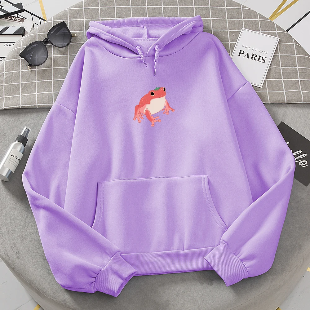 Hoodies Oversized Strawberry Frog Printed Pocket Hooded Sweatshirts Harajuku Winter Casual Vintage Korean Pullovers Women Hoodie
Hoodies Oversized Strawberry Frog Printed Pocket Hooded Sweatshirts Harajuku Winter Casual Vintage Korean Pullovers Women Hoodie