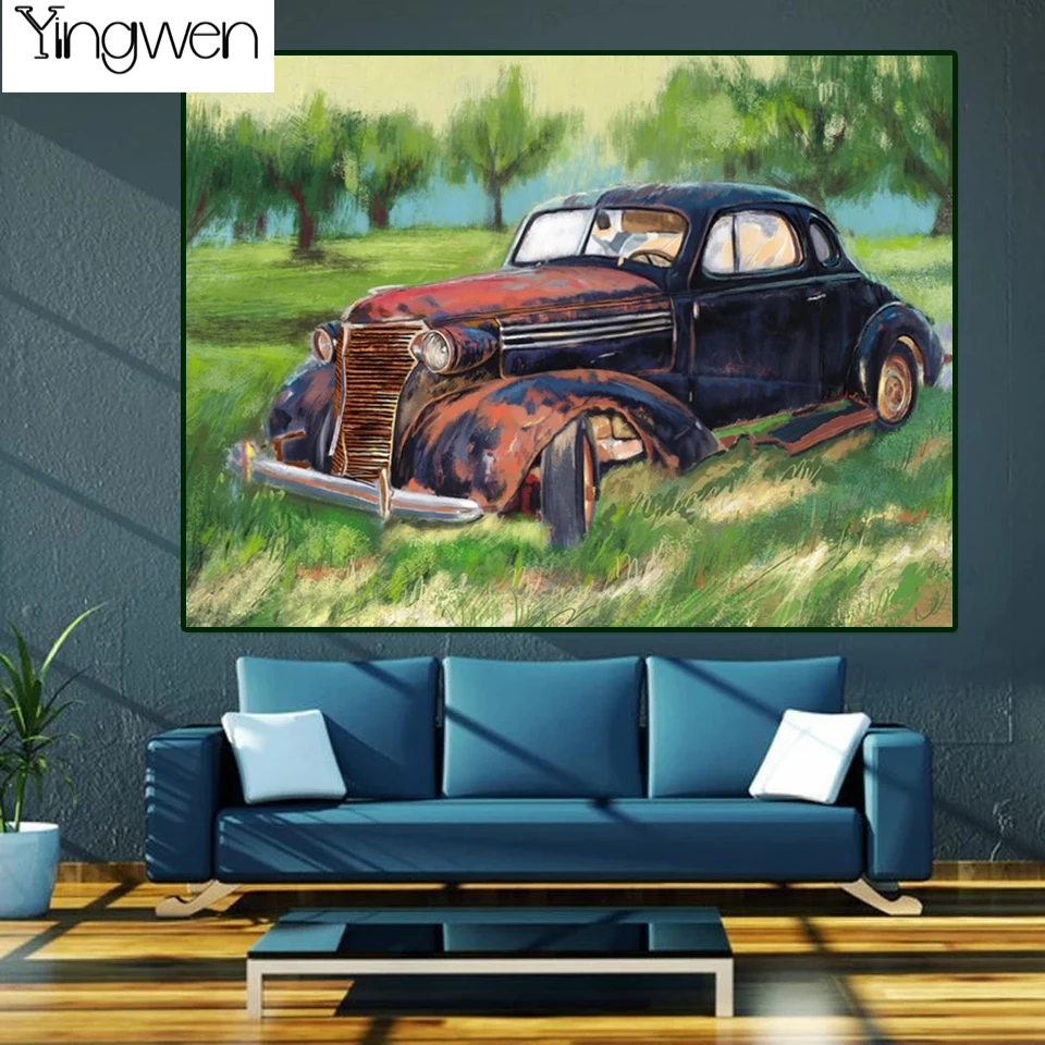 5D DIY Diamond Painting Mosaic Black Retro Car Picture Rhinestones Full Square Round Drill Diamond Embroidery Art Home Decor
5D DIY Diamond Painting Mosaic Black Retro Car Picture Rhinestones Full Square Round Drill Diamond Embroidery Art Home Decor