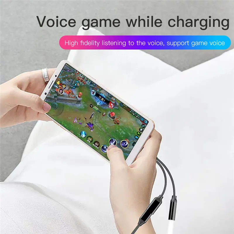 Type C to 3.5mm Charge Audio Adapter 2 In 1 USB C Splitter Headphone AUX Audio Cable for Xiaomi 6 8 Mix 2s Huawei Mate10 P20 pro
Type C to 3.5mm Charge Audio Adapter 2 In 1 USB C Splitter Headphone AUX Audio Cable for Xiaomi 6 8 Mix 2s Huawei Mate10 P20 pro