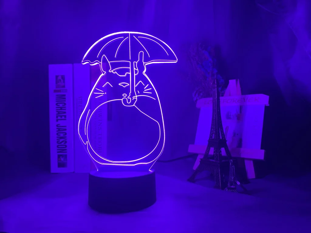 Japanese Anime My Neighbor Totoro Open An Umbrella Bedroom Led Night Light Lamp 3d Illusion Light for Kids Girls Birthday Gift
Japanese Anime My Neighbor Totoro Open An Umbrella Bedroom Led Night Light Lamp 3d Illusion Light for Kids Girls Birthday Gift