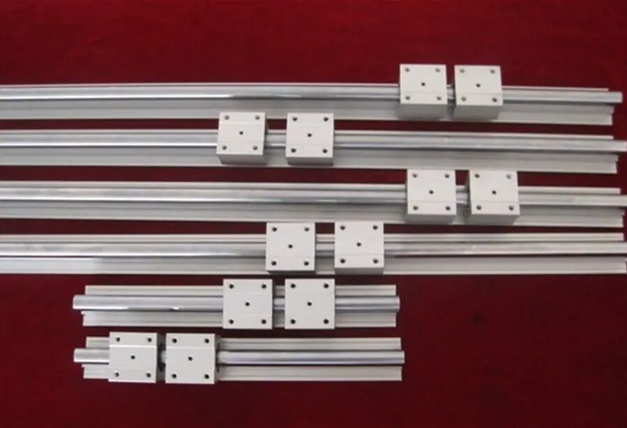 2 X SBR20 L = 300/1200/1200mm 20mm fully supported linear rail guide shaft + 12pcs SBR20UU linear motion bearings
2 X SBR20 L = 300/1200/1200mm 20mm fully supported linear rail guide shaft + 12pcs SBR20UU linear motion bearings