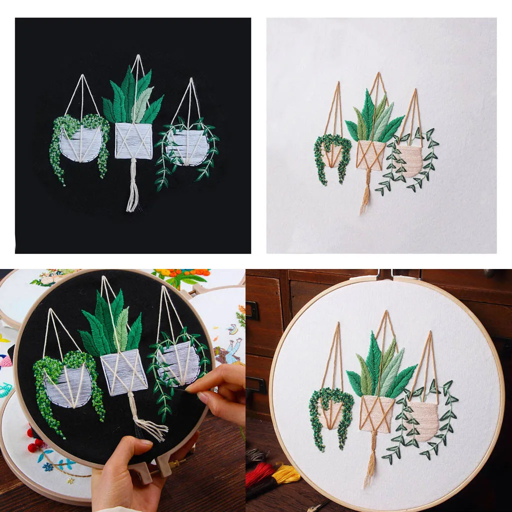 Embroidery Starter Kit with Pattern, Creative Flower Plant Stamped Cross Stitch Starter Needlepoint DIY Sewing Crafts Needlework
Embroidery Starter Kit with Pattern, Creative Flower Plant Stamped Cross Stitch Starter Needlepoint DIY Sewing Crafts Needlework