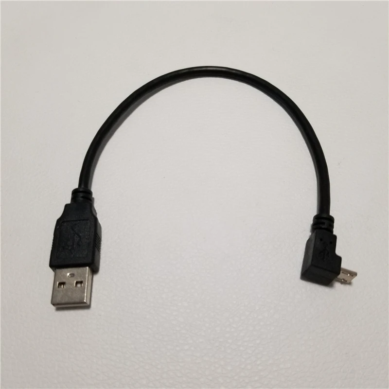 Фото 90 градусов USB папа микро адаптер Bended USB2.0 вниз угол кабель 27 см| |