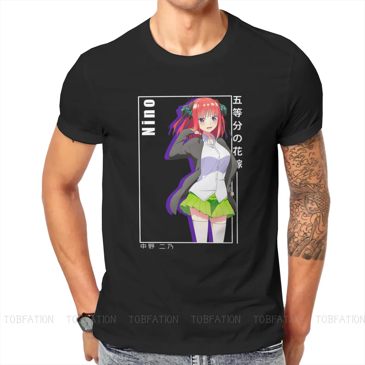 Quintessential Quintuplets Manga Anime Nino Nakano T Shirt Vintage Homme High Quality Tshirt Loose Crewneck Short Sleeve
Quintessential Quintuplets Manga Anime Nino Nakano T Shirt Vintage Homme High Quality Tshirt Loose Crewneck Short Sleeve
