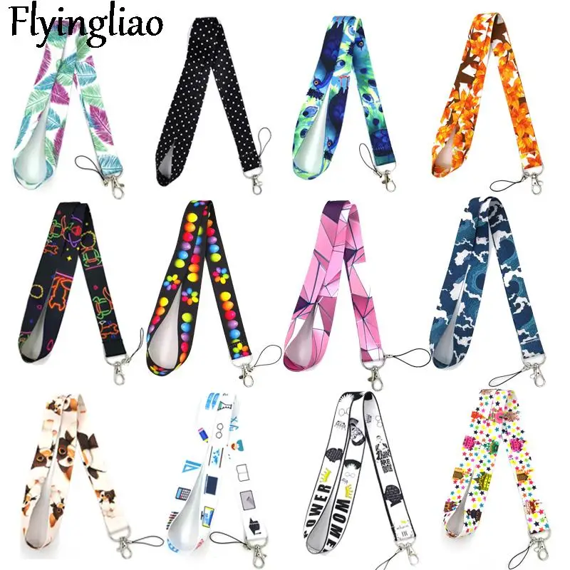 Neck Strap Lanyards keychain Mobile Phone Strap ID Badge Holder Rope Keys Chain Keys cosplay Accessories Gift webbings ribbons
Neck Strap Lanyards keychain Mobile Phone Strap ID Badge Holder Rope Keys Chain Keys cosplay Accessories Gift webbings ribbons