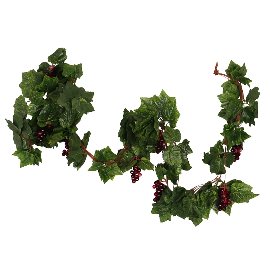 Mag Artificial Plants Wired Silk Grape Vine Fake Fruit Rattan with Plastic Grape for Weddings Festivals Parties
Mag Artificial Plants Wired Silk Grape Vine Fake Fruit Rattan with Plastic Grape for Weddings Festivals Parties