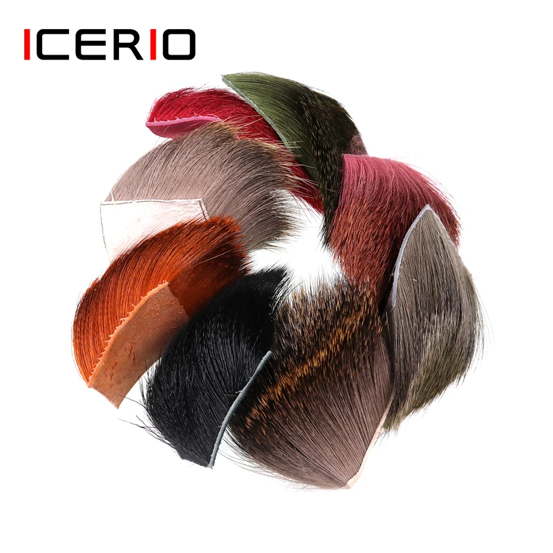 ICERIO 5 предметов натуральное искусство для завязывания мух сухие мухи крылья и