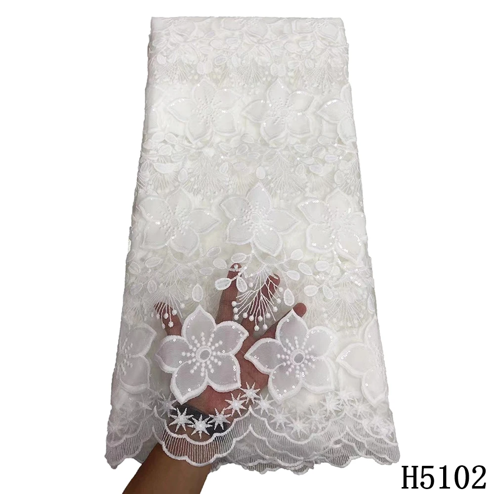 French Lace With Sequins White Chiffon Lace Fabric 2021 High Quality Nigerian Guipure African Embroidered Lace For Dress
French Lace With Sequins White Chiffon Lace Fabric 2021 High Quality Nigerian Guipure African Embroidered Lace For Dress
