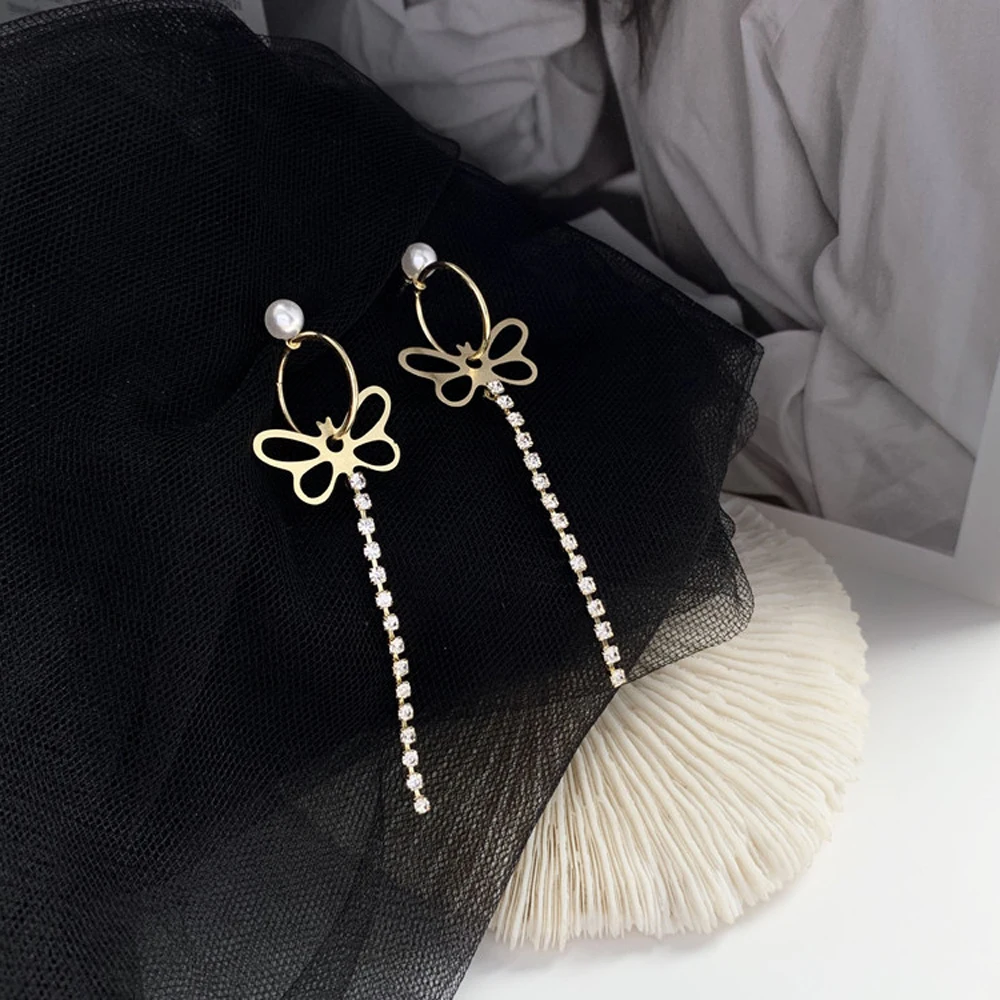In 2021 South Korea Metal And Exquisite Choiceness Bowknot Earrings Bohemia Contracted Long Tassels Delicate Stud Earrings
In 2021 South Korea Metal And Exquisite Choiceness Bowknot Earrings Bohemia Contracted Long Tassels Delicate Stud Earrings