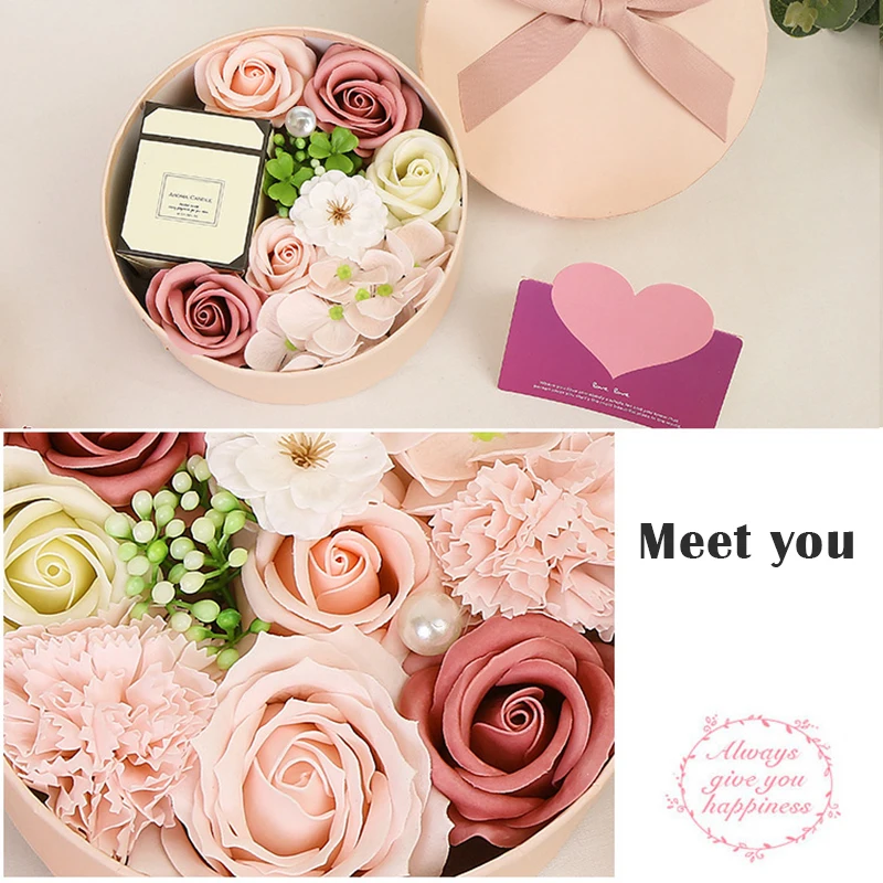 New Year's Valentine's Day Creatives Gifts Aromatherapy Soap Flower Small Round Box Holiday Birthday Gift For Girlfriend TP-Hot
New Year's Valentine's Day Creatives Gifts Aromatherapy Soap Flower Small Round Box Holiday Birthday Gift For Girlfriend TP-Hot