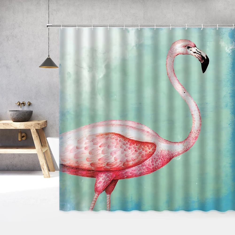 Flamingo Shower Curtain printed 3d Bath Curtains Waterproof With Hooks Bathroom Shower Curtain Polyester Washable Cloth
Flamingo Shower Curtain printed 3d Bath Curtains Waterproof With Hooks Bathroom Shower Curtain Polyester Washable Cloth