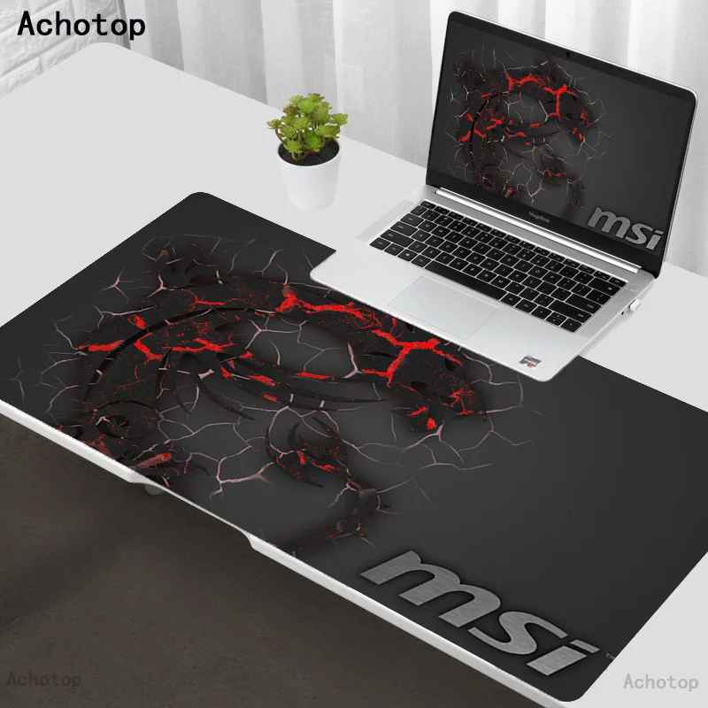 Mouse pad MSI Logo Large Natural Rubber tablet accessori gamers Waterproof Game Desk Mousepad Game Desk Mousepad Keyboard Mat
Mouse pad MSI Logo Large Natural Rubber tablet accessori gamers Waterproof Game Desk Mousepad Game Desk Mousepad Keyboard Mat