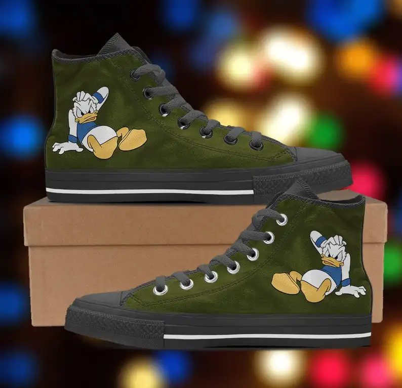 Donald Duck shoes, Men's Casual Shoes Fashion Hot Cool Cartoon Customized Print Picture Canvas Light Couple's Comfortable Shoes
Donald Duck shoes, Men's Casual Shoes Fashion Hot Cool Cartoon Customized Print Picture Canvas Light Couple's Comfortable Shoes