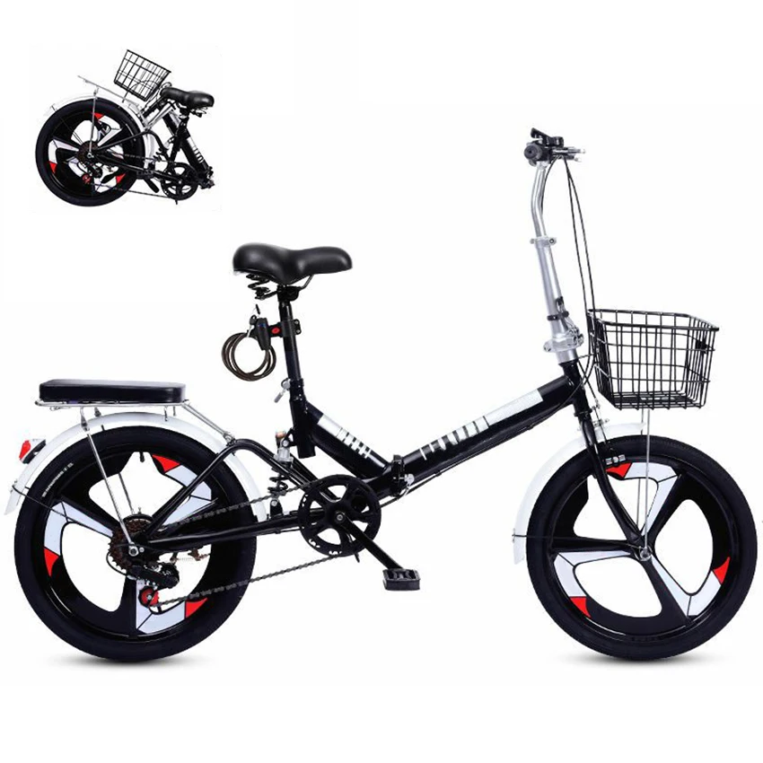 20 Inch Foldable Ultra-Light Bicycle Six Variable Speed Portable Bicycle Shock Absorption Non-Slip Road Bike for Adult Children
20 Inch Foldable Ultra-Light Bicycle Six Variable Speed Portable Bicycle Shock Absorption Non-Slip Road Bike for Adult Children