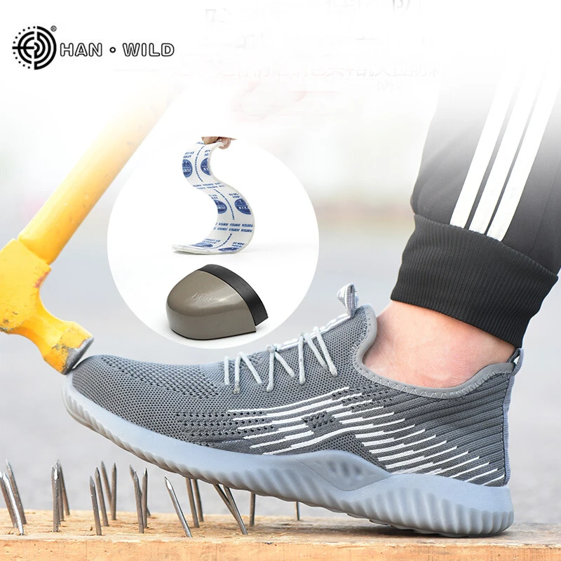 Men Safety Steel Toe Shoes Mens Air Mesh Fashion Puncture-Proof Boots Lightweight Summer Breathable Work Sneakers Shoe Male
Men Safety Steel Toe Shoes Mens Air Mesh Fashion Puncture-Proof Boots Lightweight Summer Breathable Work Sneakers Shoe Male