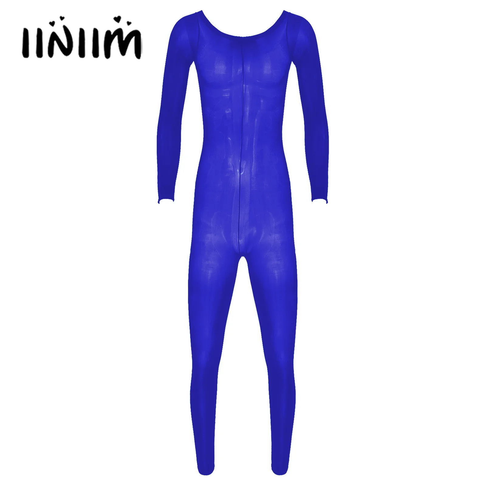 Mens Lingerie Glossy See-through Bodystocking Bodysuit Round Neck Long Sleeve Stretchy Leotard Full Jumpsuit Body Stocking
Mens Lingerie Glossy See-through Bodystocking Bodysuit Round Neck Long Sleeve Stretchy Leotard Full Jumpsuit Body Stocking